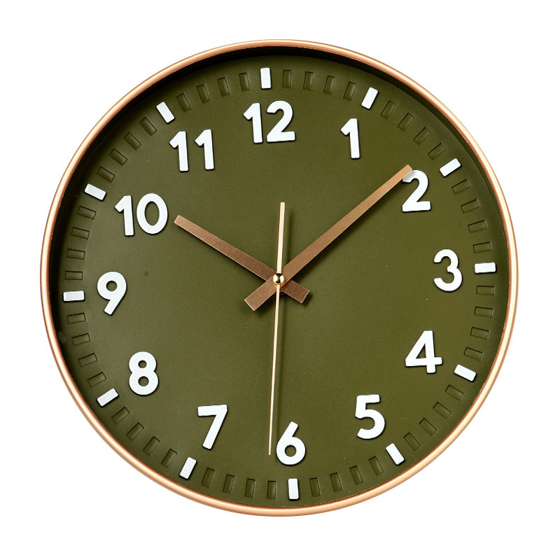 Shopbabad wall clocks - 3D Numeral Minimalist Wall Clock in Pink