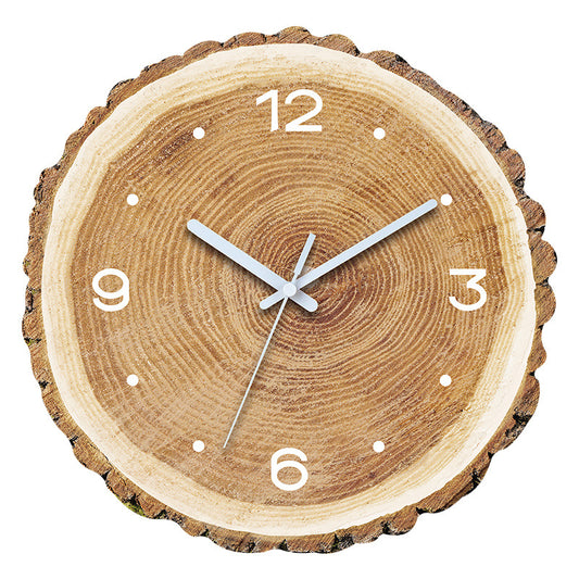 Shopbabad wall clocks - Tree-Ring Woodgrain Decorative Wall Clock