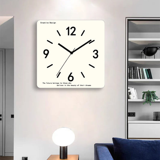 Shopbabad wall clocks - Modern Minimalist Accent Wall Clock in Red